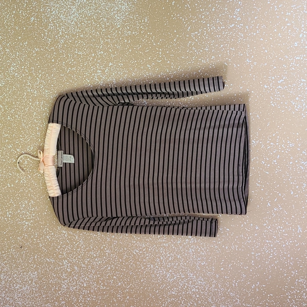 Susan Lawrence brown top